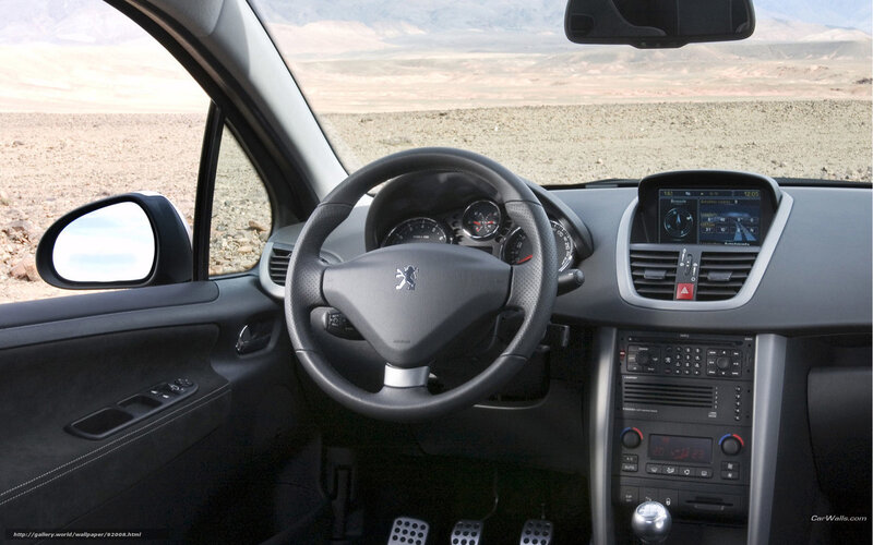 Peugeot car interior view