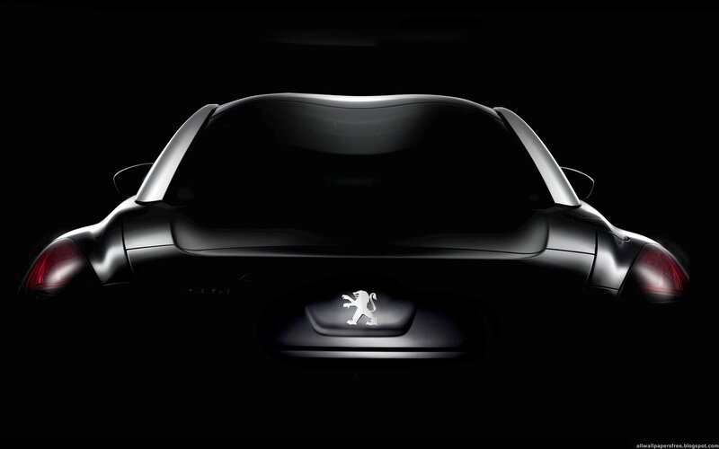 Peugeot car rear view