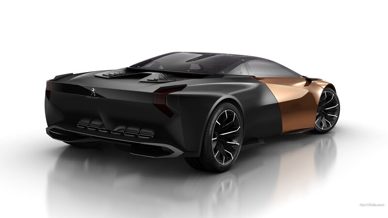 Peugeot Concept Car — Black, Modern