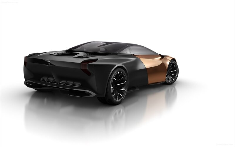 Peugeot Concept Car — Black, Sleek