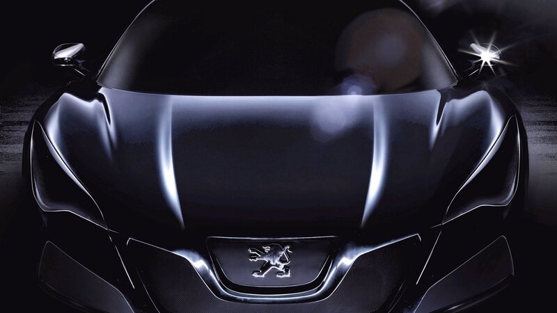 Peugeot concept car front view