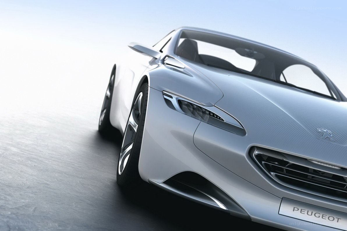 Peugeot concept car front view
