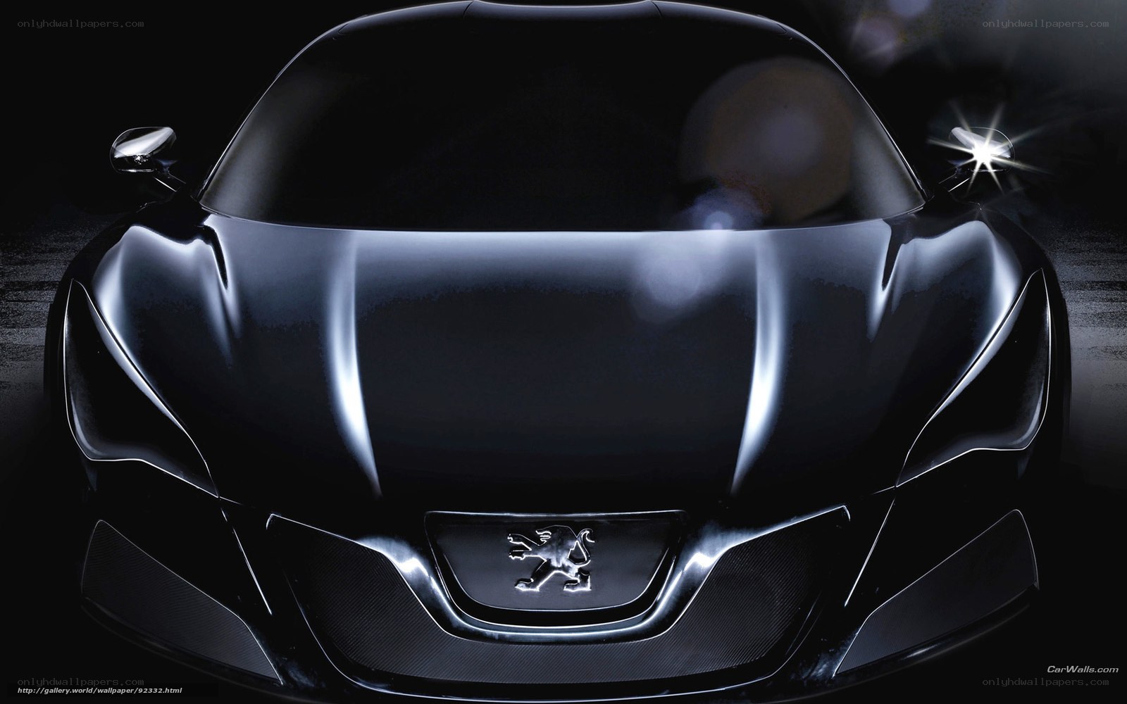 Peugeot concept car front view