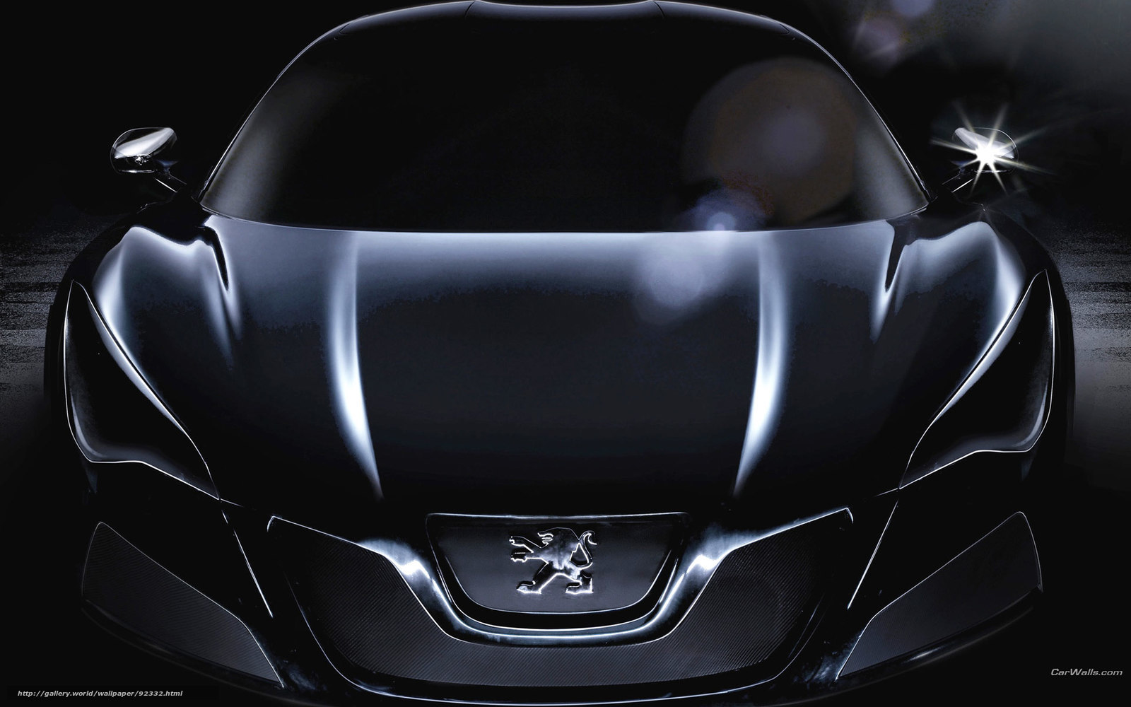 Peugeot concept car front view
