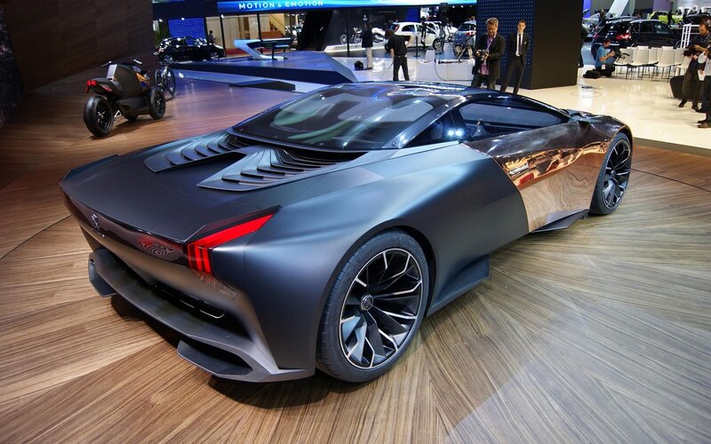 Peugeot Concept Car — Gray, Modern