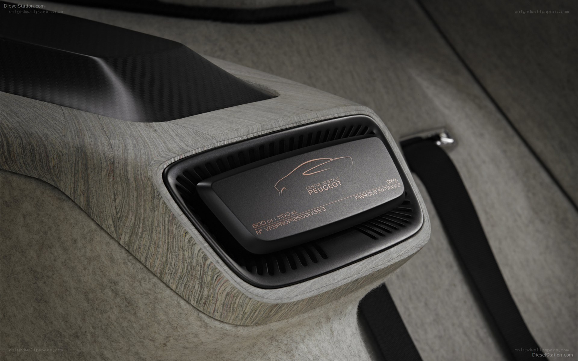 Peugeot concept car interior