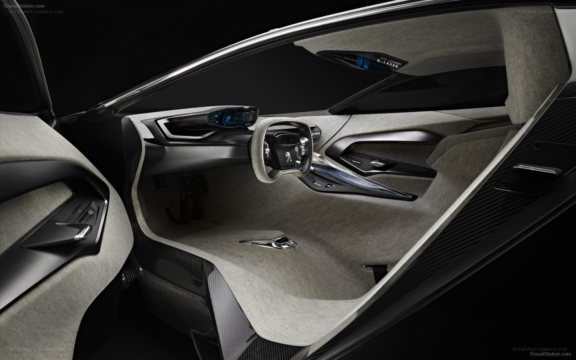 Peugeot concept car interior