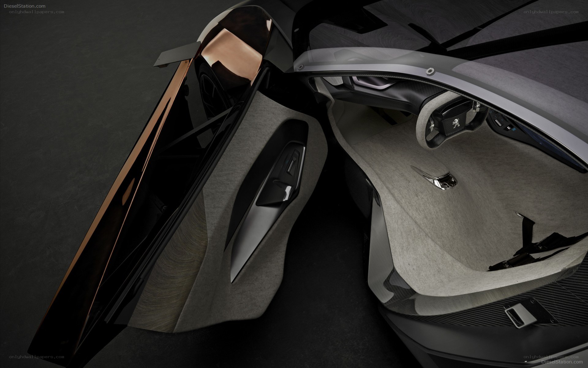 Peugeot concept car interior