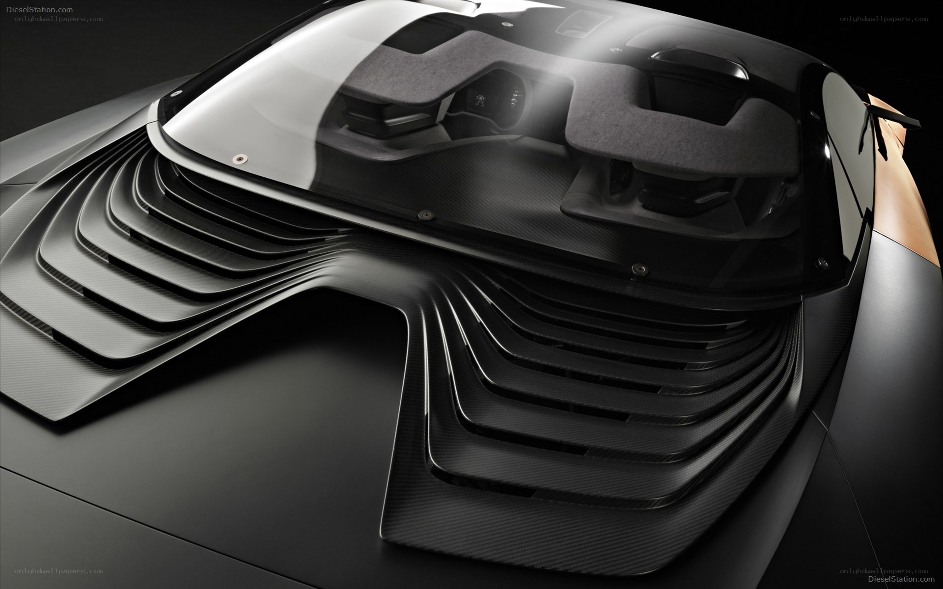 Peugeot concept car interior