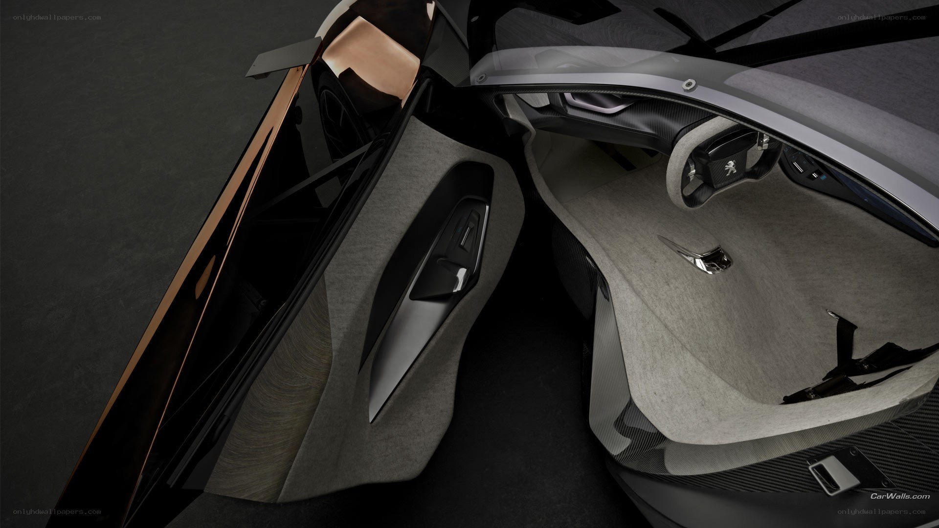 Peugeot concept car interior