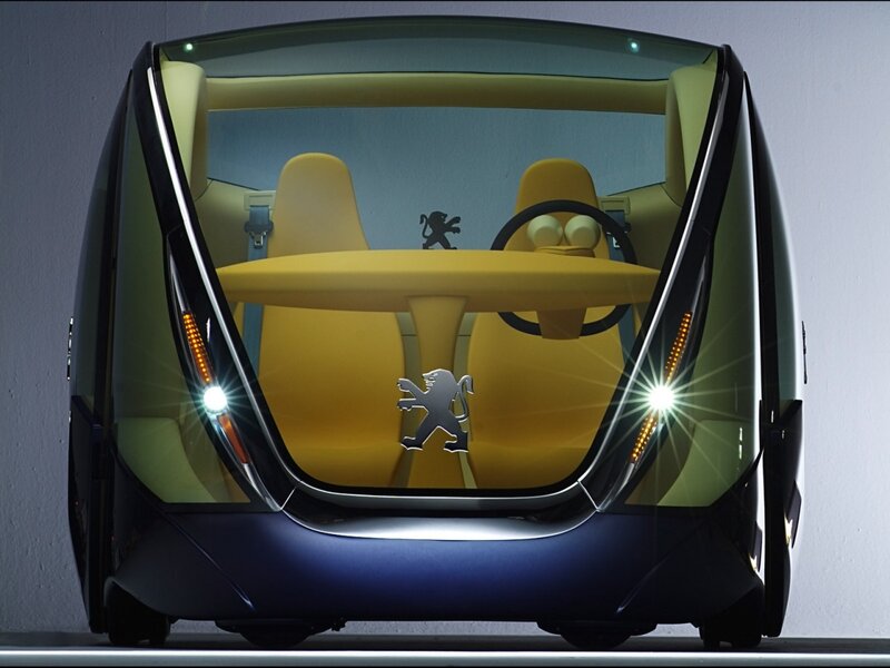 Peugeot concept car interior