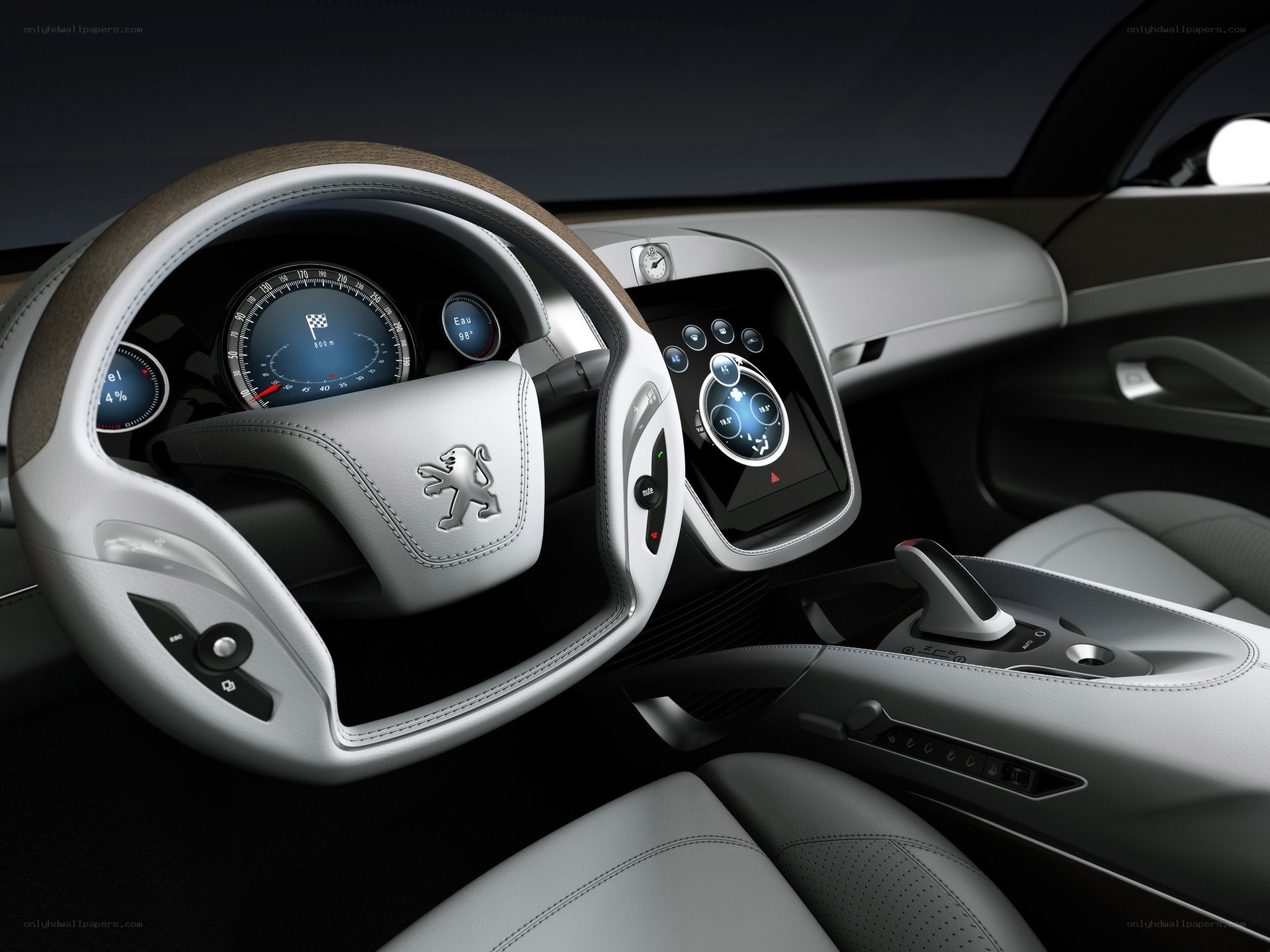Peugeot concept car interior