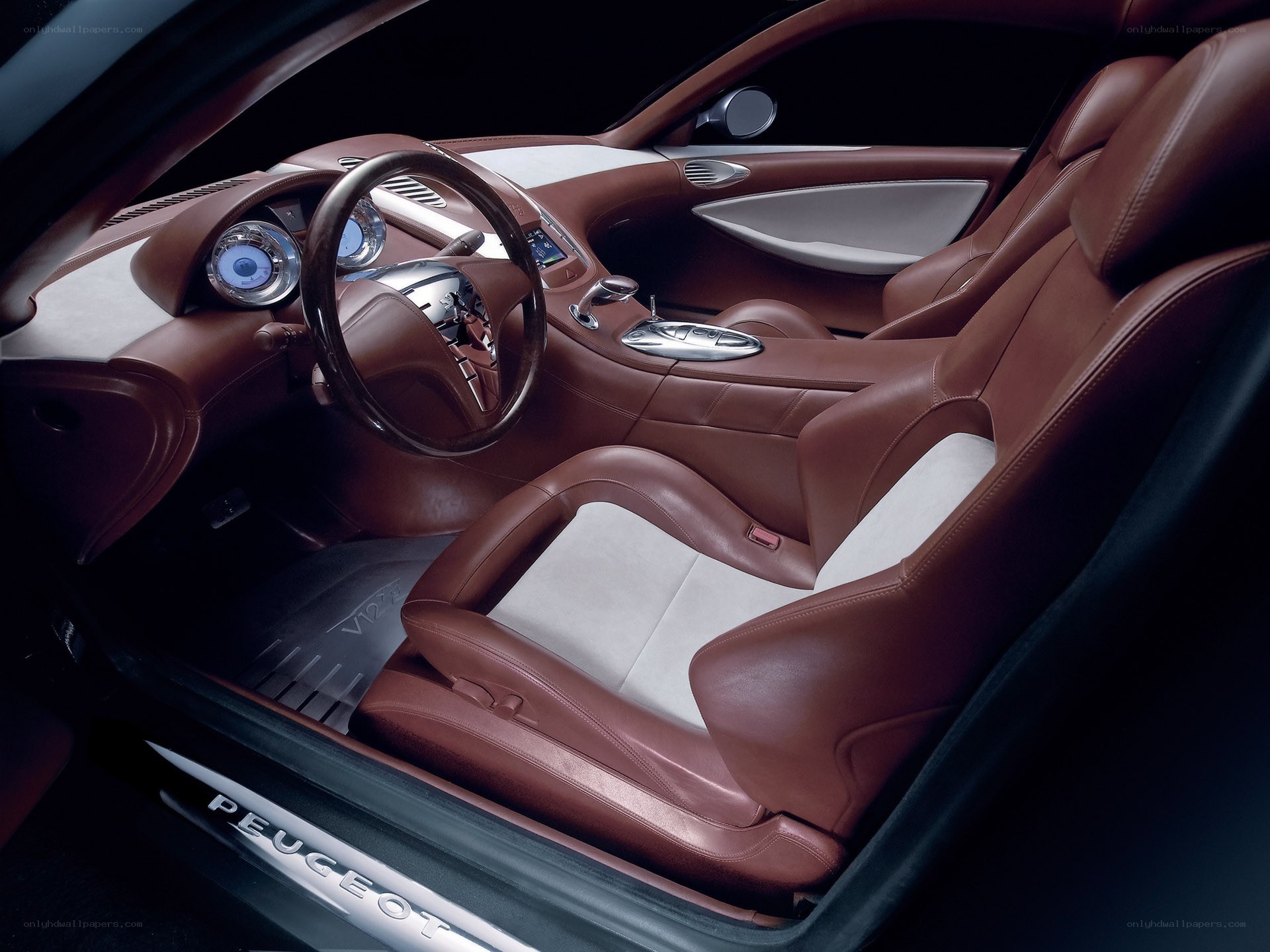 Peugeot concept car interior
