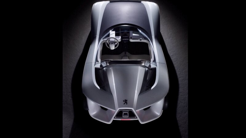 Peugeot concept car top view