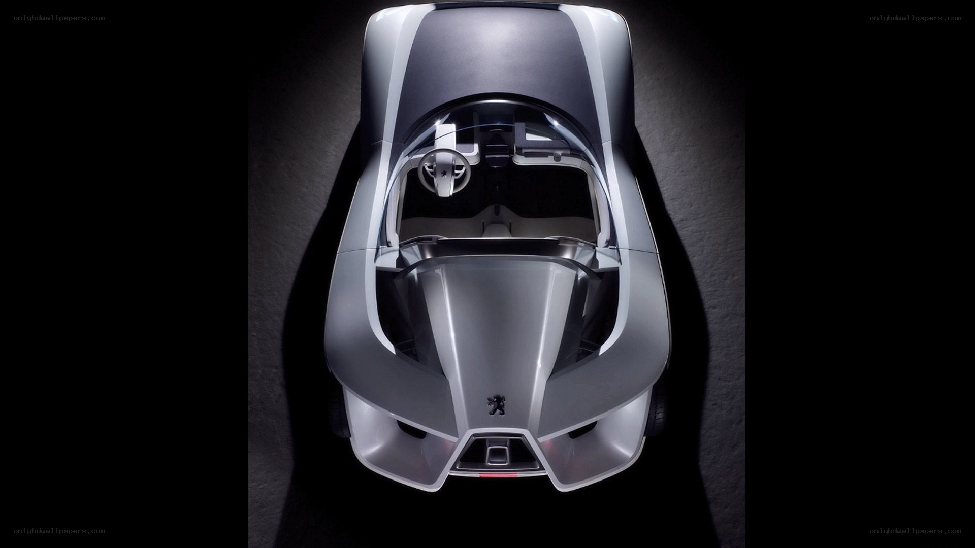 Peugeot concept car top view