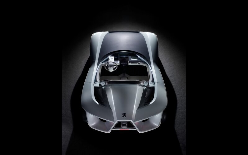 Peugeot concept car top view