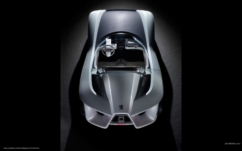 Peugeot concept car top view