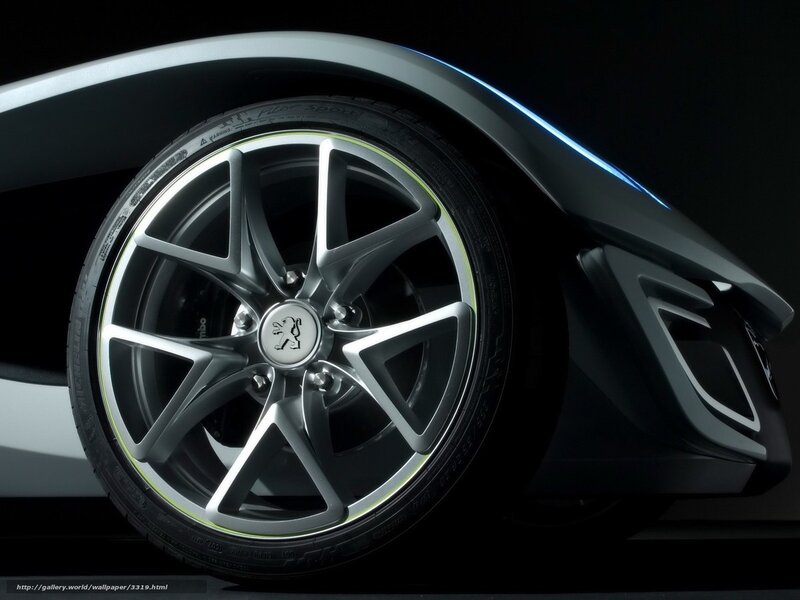 Peugeot concept car wheel