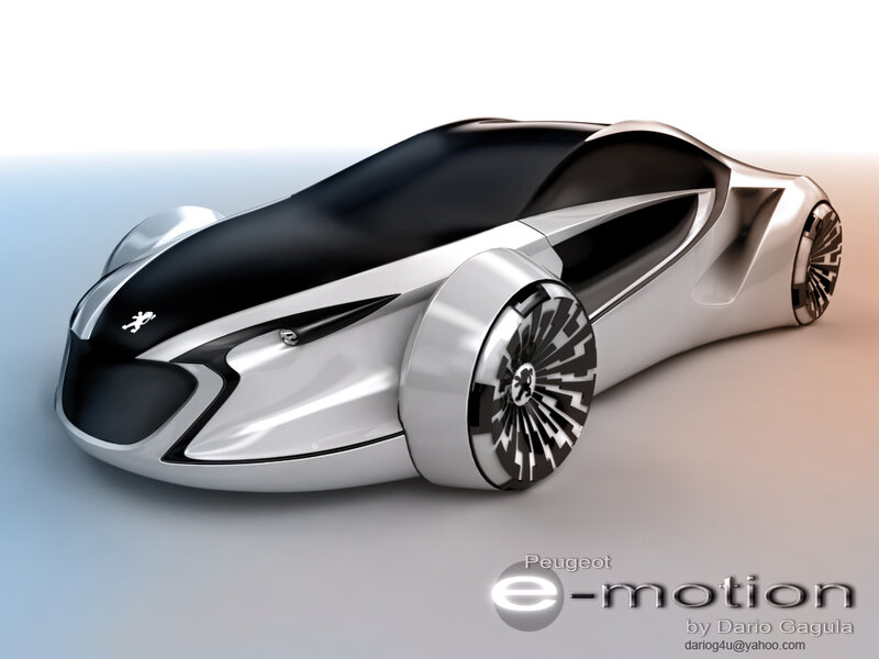 Peugeot e-motion concept car