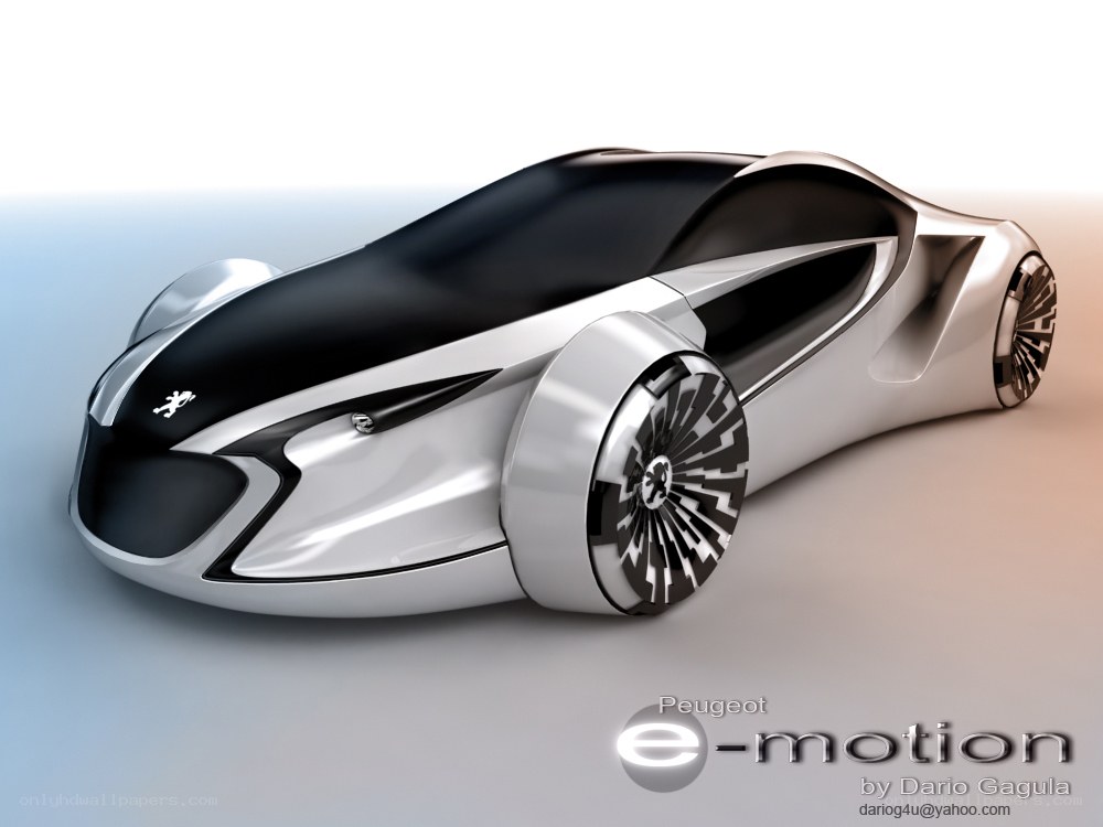 Peugeot e-motion concept car