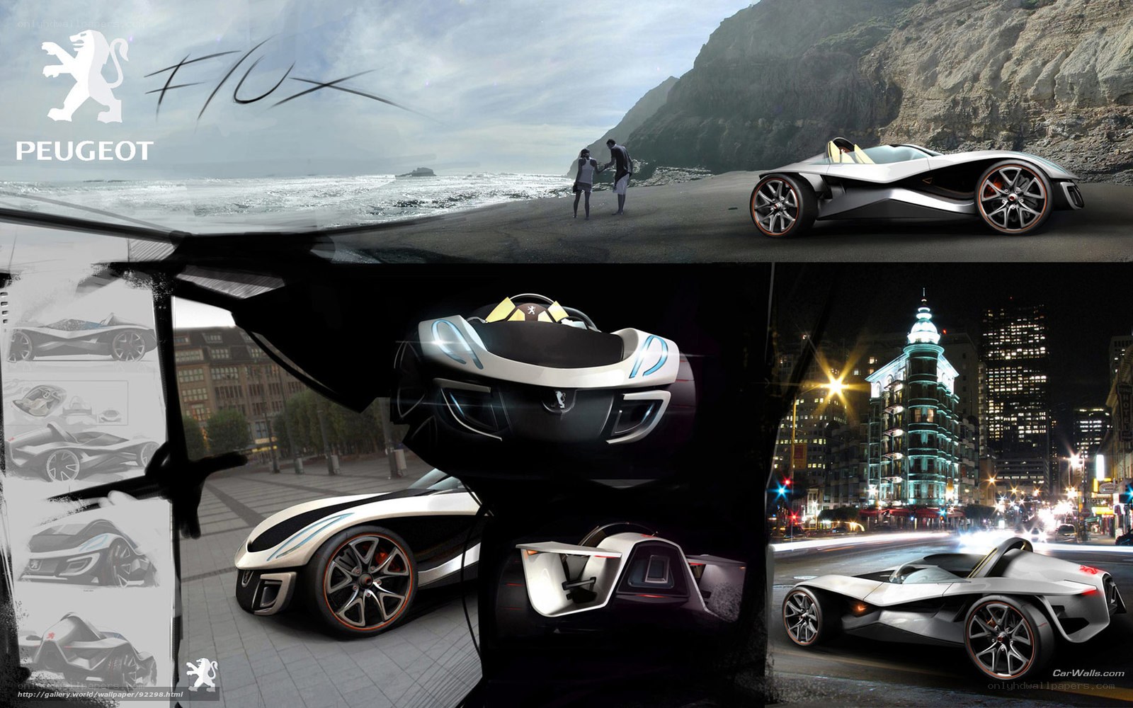 Peugeot Flux concept car
