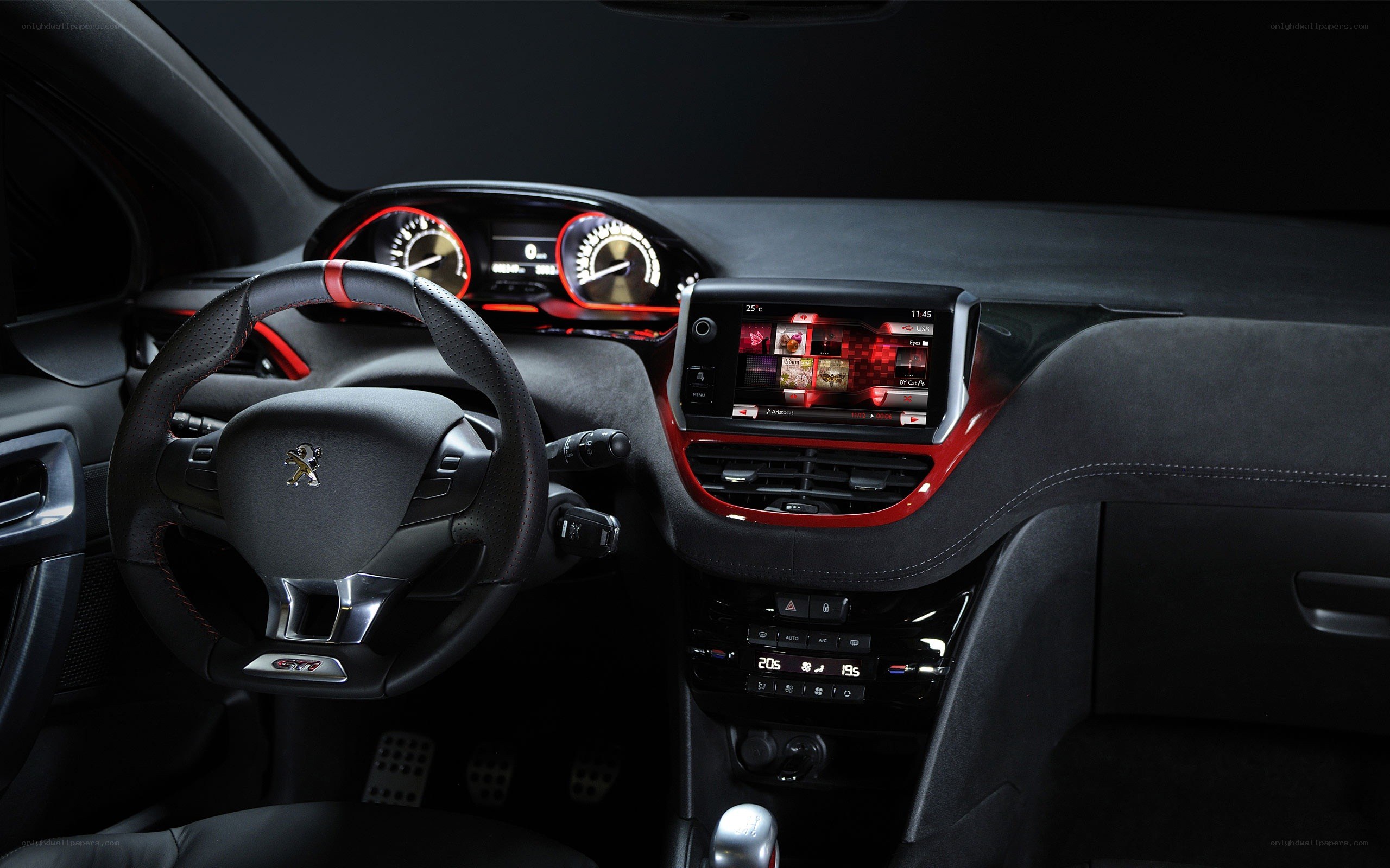 Peugeot GTI interior dashboard