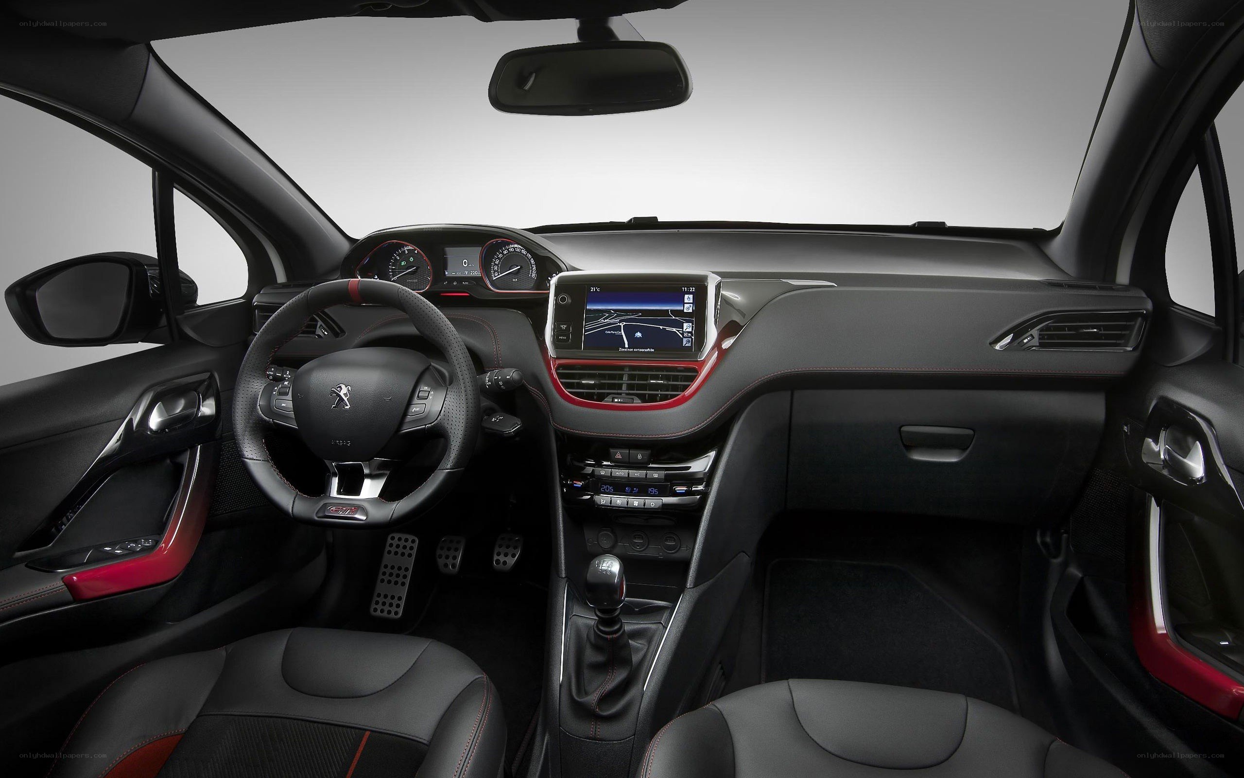 Peugeot GTI interior view