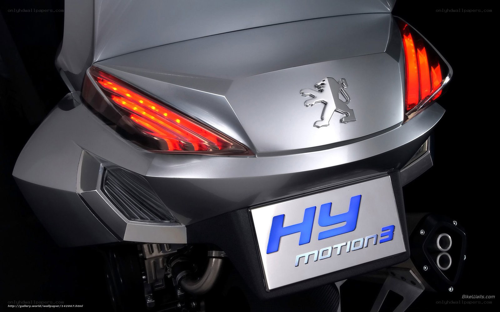 Peugeot HY Motion 3 rear view