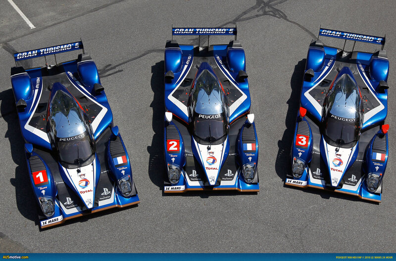 Peugeot Le Mans race cars