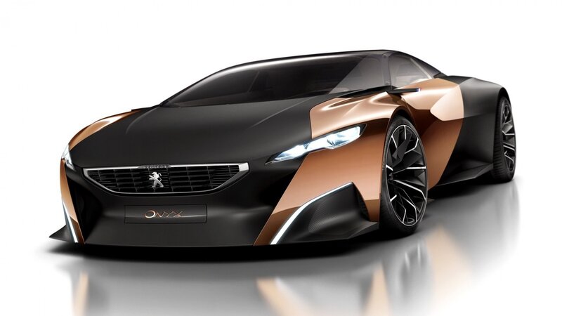 Peugeot Onyx Concept Car — Black, Modern