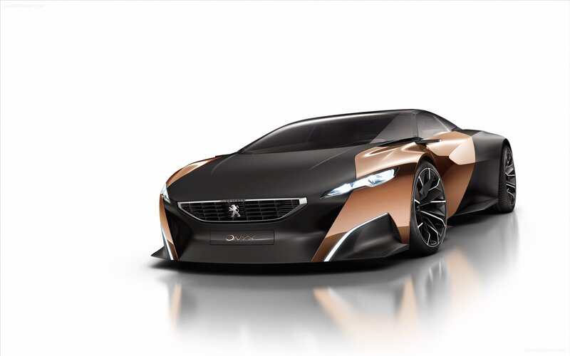 Peugeot Onyx Concept Car — Black, Sleek, Modern
