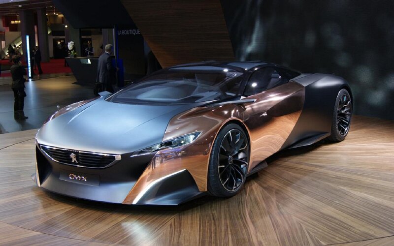 Peugeot Onyx Concept Car — Silver