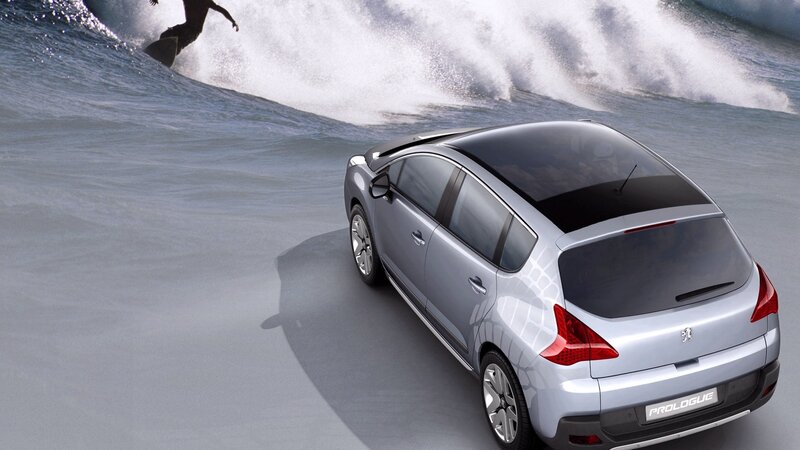 Peugeot Prologue on a wave