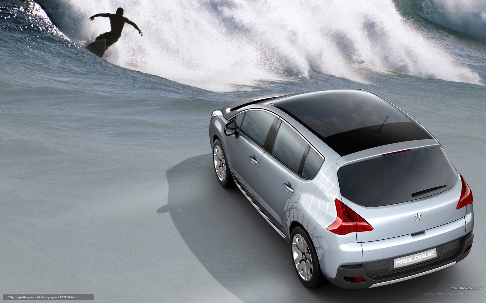 Peugeot Prologue on a wave