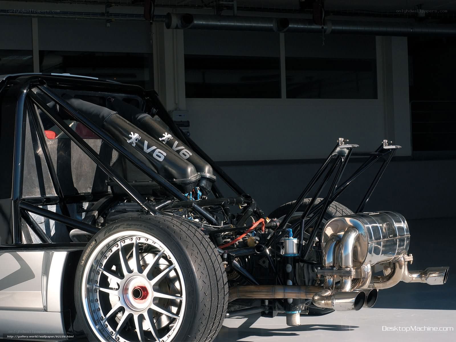 Peugeot race car engine