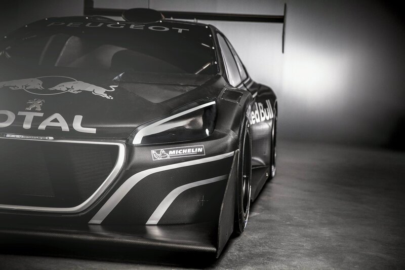 Peugeot race car front view