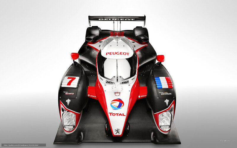 Peugeot Race Car — Red