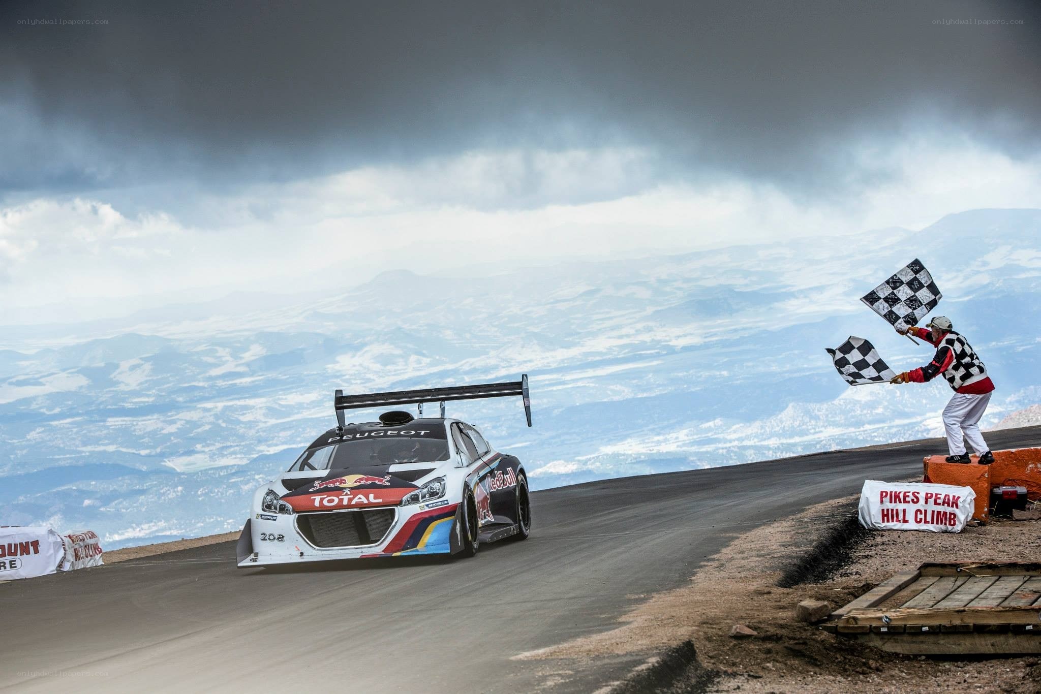 Peugeot racing at Pikes Peak