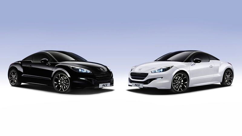 Peugeot RCZ cars side by side
