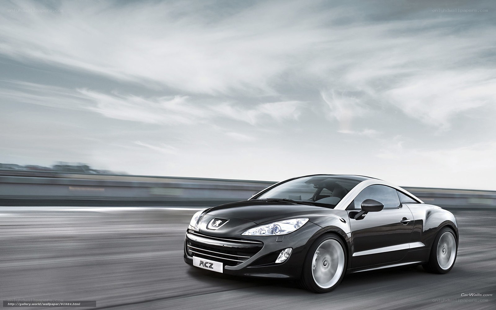 Peugeot RCZ in motion