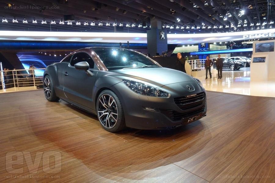 Peugeot RCZ on display