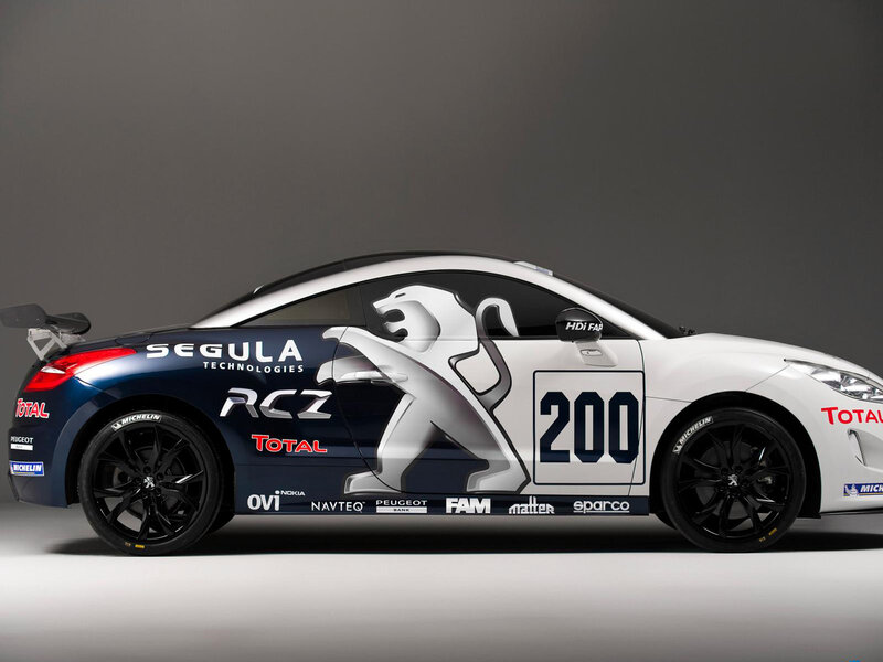 Peugeot RCZ Race Car — White