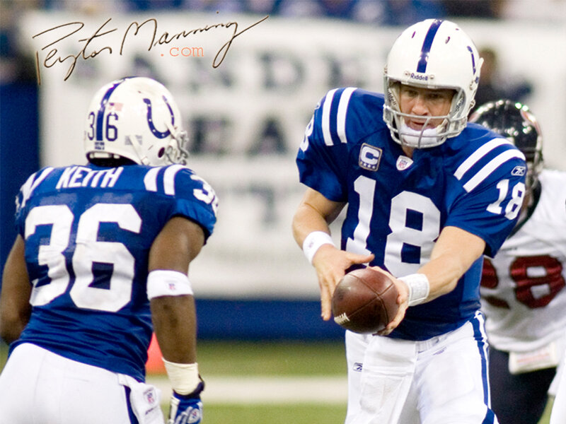 Peyton Manning in action