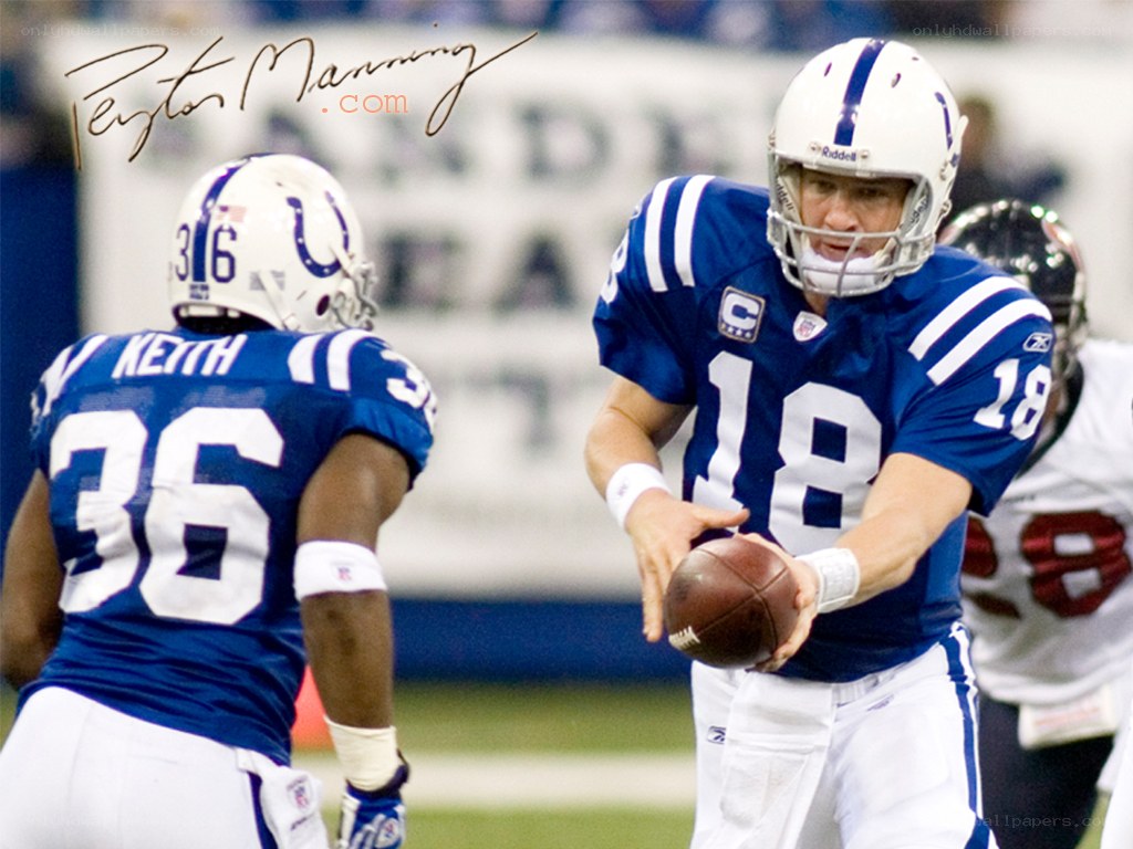 Peyton Manning in action