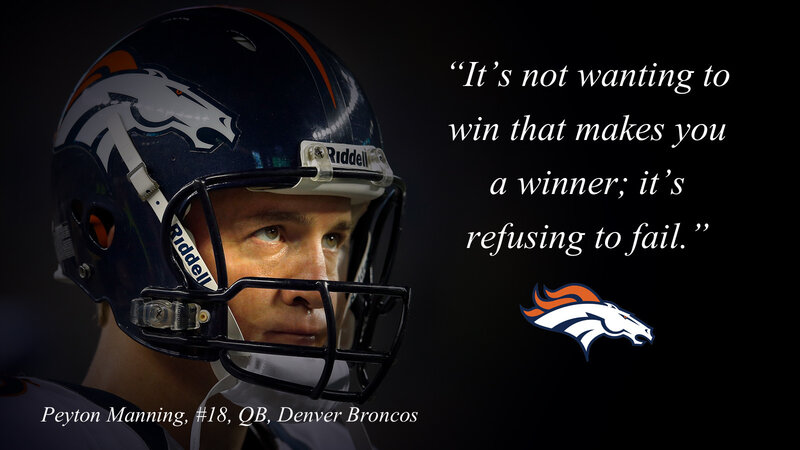 Peyton Manning in Helmet