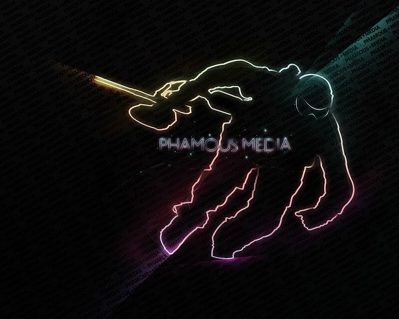 Phamous Media logo design