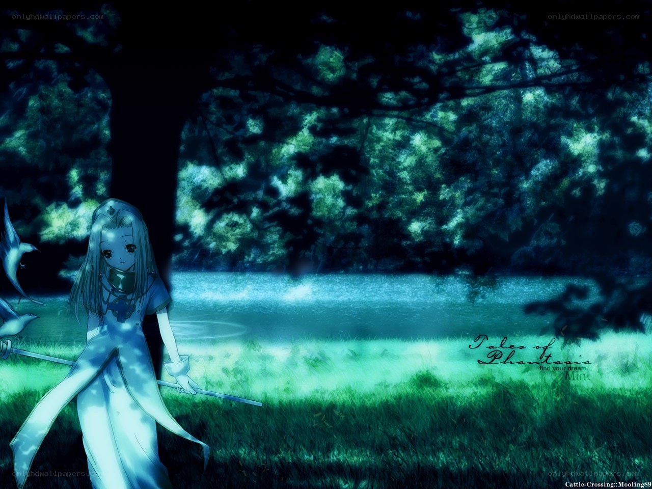 Phantasia character in forest