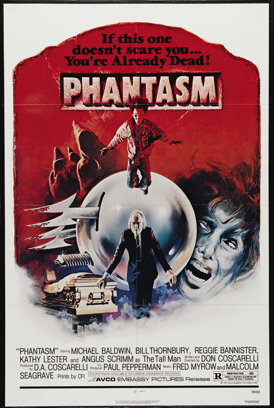Phantasm horror movie poster