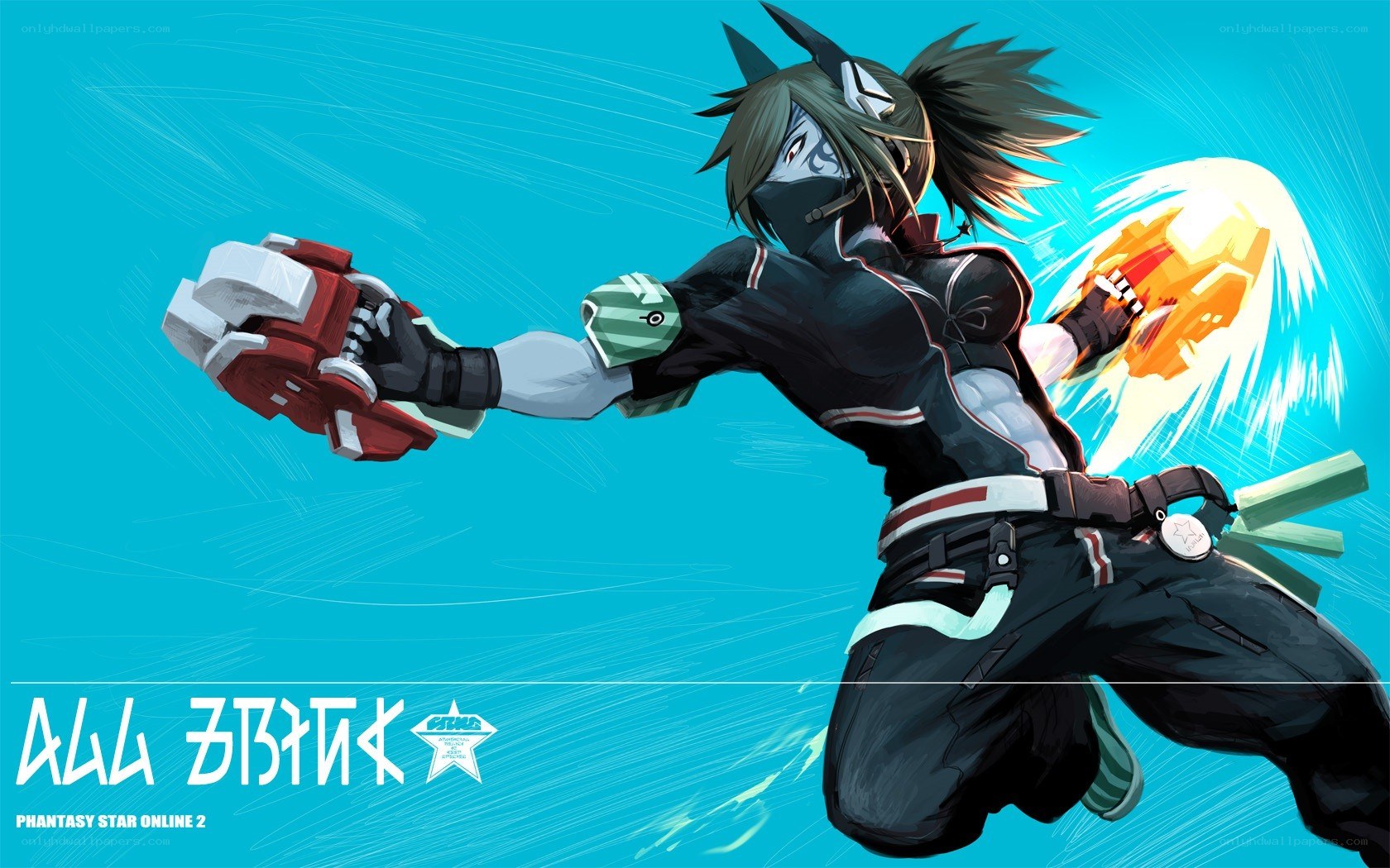 Phantasy Star Online 2 character art