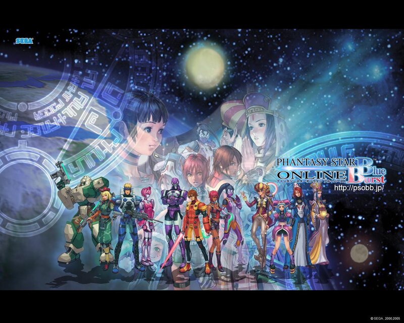 Phantasy Star Online Blue Burst characters